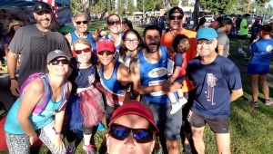 4th of July Run with older runner group